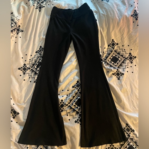 No Boundaries Pants - Black Flare Pants
